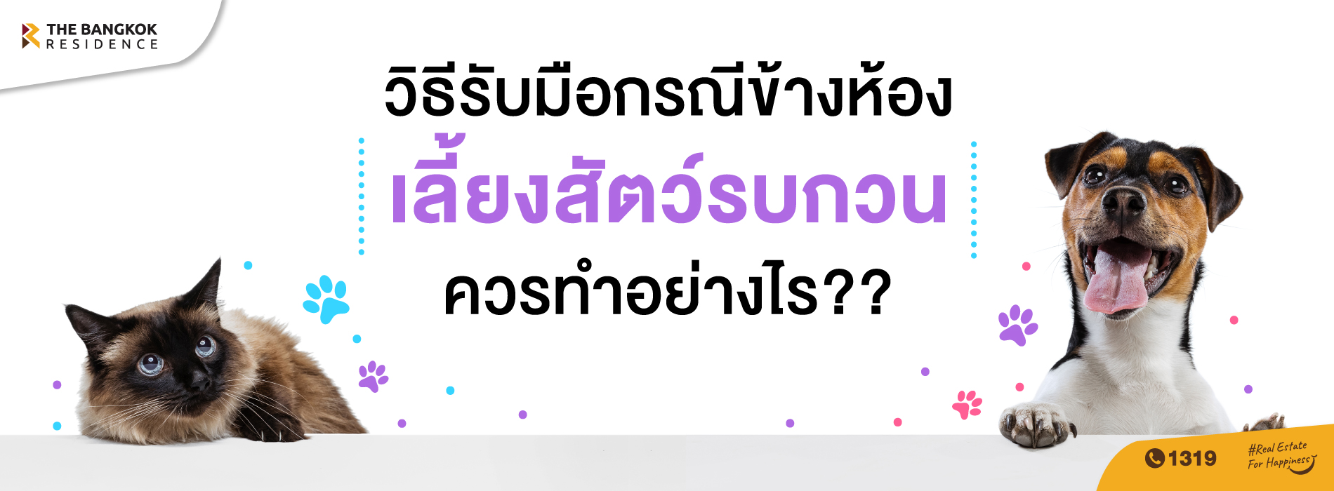 วิธีรับมือกรณีข้างห้องเลี้ยงสัตว์รบกวน ควรทำอย่างไร??
